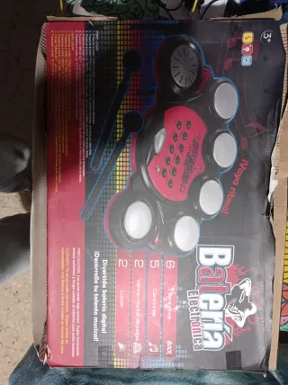 Batería Electrónica Infantil Drum King