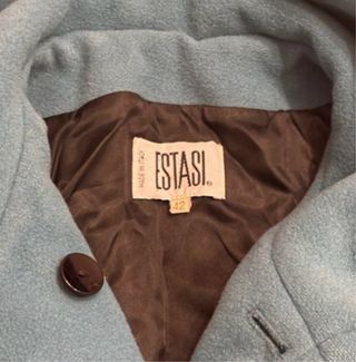 Cappotto Trapezio Vintage Ottanio