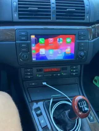 Rádio BMW E46 Android 14 com GPS (Novo)