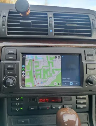 Rádio BMW E46 Android 14 com GPS (Novo)