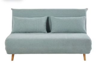 Sofá Cama 2 Plazas Verde Agua