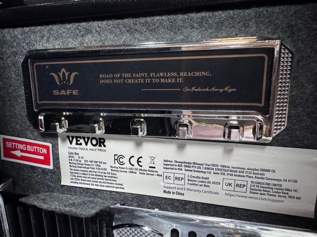 Cassaforte VEVOR SS-35 Nera