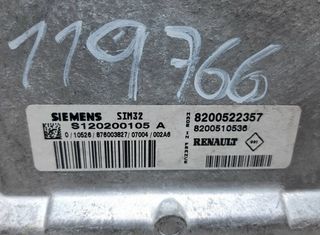 Centralita motor renault 1023971 8200510536 clio