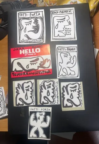 Sticker Fatti Forza Senza Piangere