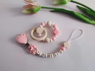 Catenella porta ciuccio + Anello Dentizione