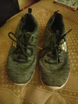 Zapatillas Skechers Mujer Azul/Gris