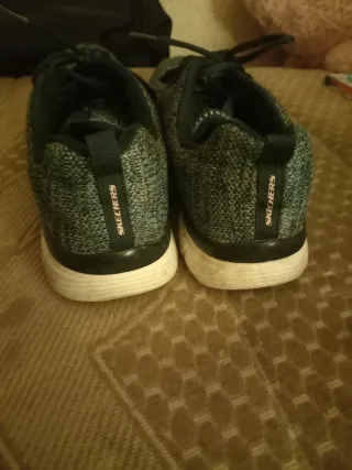 Zapatillas Skechers Mujer Azul/Gris