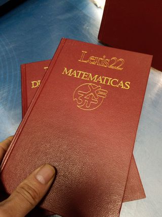 4 libros, MATEMÁTICAS. GRAMÁTICA. DICCIONARIO DE TECNOLOGÍA. ATLAS HISTÓRICO Lexis 22