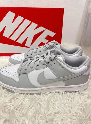 Nike Dunk Low Gris Blanco Talla 38.5