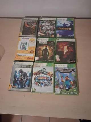 15 juegos + Xbox 360 Indiana Jones y Kung Fu Panda