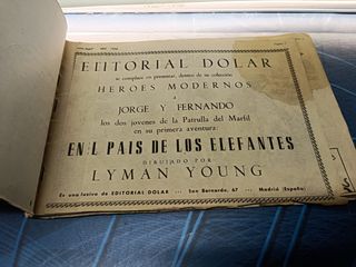 tebeo, comic, COLECCION HEROES MODERNOS Nº 1 JORGE Y FERNANDO ALBUM DE LUJO INCLUYE 5 EJEMPLARES EDITORIAL DOLAR