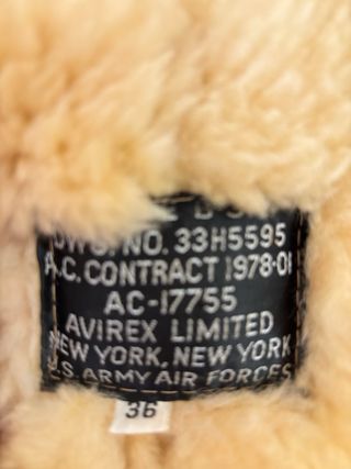 Chaqueta Piloto Aviador B3 Avirex