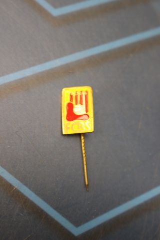 Pin, insignia FCBS. Federación Catalana de Béisbol. Años 60 ó 70.
