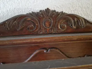 Perchero artesanal madera noble