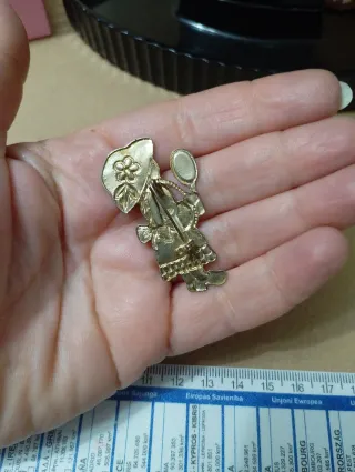 Spilla vintage in smalto