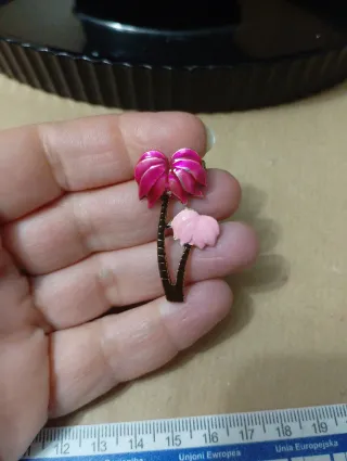 Spilla vintage americana in smalto