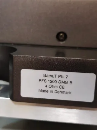 Gamut phi 7 diffusori High-end