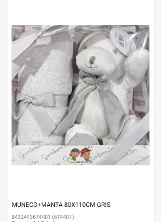 Peluche, patucos y muselina bebé