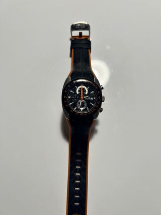 Reloj Lotus Negro y Naranja