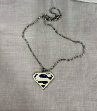 Collana Superman Unisex Acciaio Regolabile