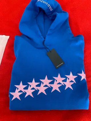 Sudadera Cold Culture Estrellas Azul Rosa