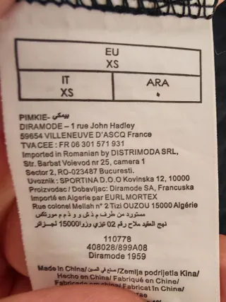 Maglietta nera Pimkie traforata