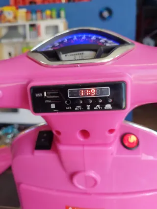 Moto Eléctrica Rosa Niña