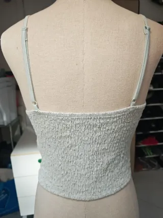 Top Pizzo Pimkie Bianco S