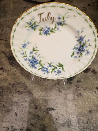 Royal Albert Piatto July Fiori Blu
