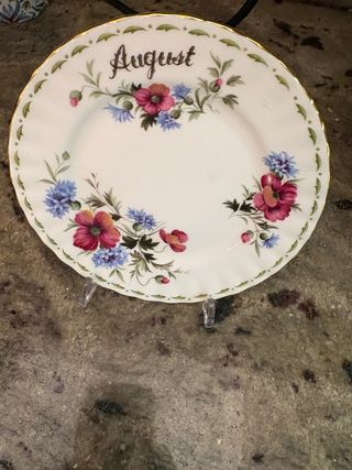 Royal Albert Piatto August Fiori Porcellana