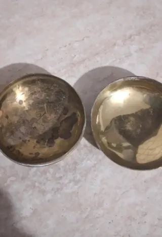 Scatolina vintage in ottone