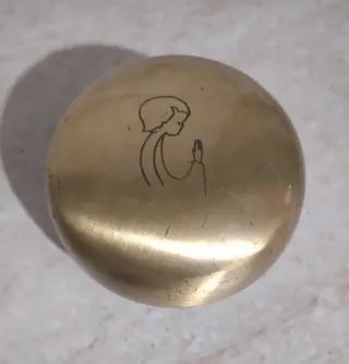 Scatolina vintage in ottone