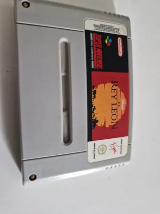 Super Nintendo SNES El Rey León Cartucho PAL