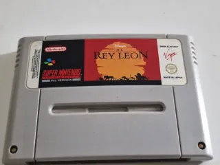 Super Nintendo SNES El Rey León Cartucho PAL