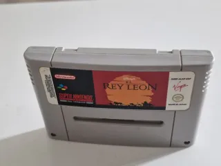 Super Nintendo SNES El Rey León Cartucho PAL