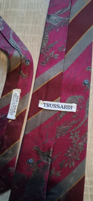 Cravatta Trussardi Uomo Fantasia Fagiano