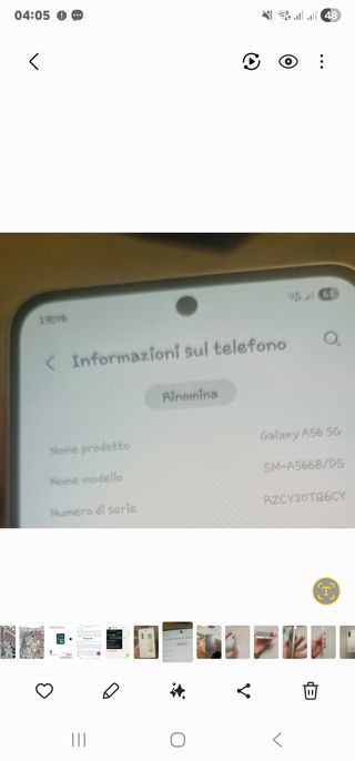 Samsung Galaxy A56 5G 256GB Grigio