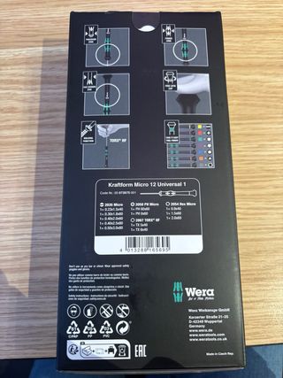 Set Destornilladores Wera Kraftform Micro 12uds