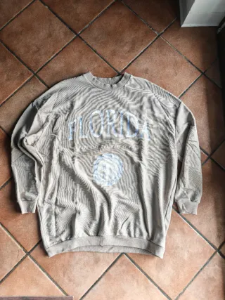 Felpa oversize Pimkie beige taglia XS