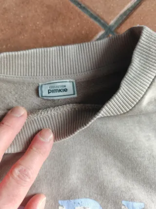 Felpa oversize Pimkie beige taglia XS