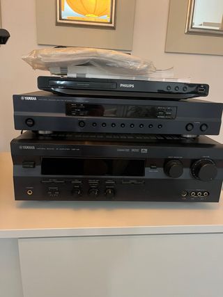 Yamaha Amplificador AV DSP-A5 Negro altavoces Boss