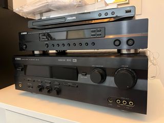 Yamaha Amplificador AV DSP-A5 Negro altavoces Boss