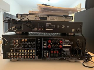 Yamaha Amplificador AV DSP-A5 Negro altavoces Boss