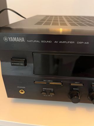 Yamaha Amplificador AV DSP-A5 Negro altavoces Boss