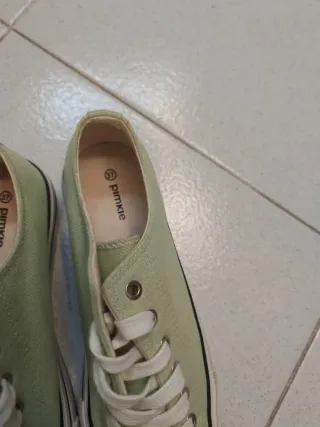 Scarpe tela Pimkie verde acqua