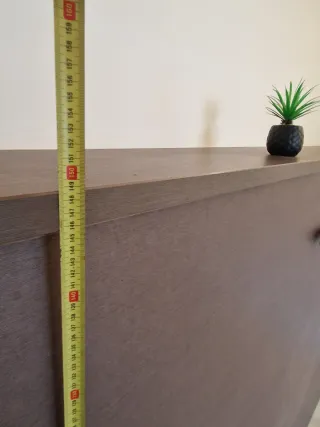 Mueble Cama 135cm Madera y Tela