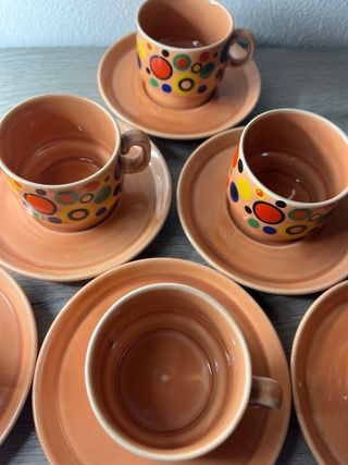 Set Tazzine Caffè Vintage Multicolor