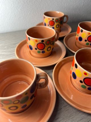 Set Tazzine Caffè Vintage Multicolor