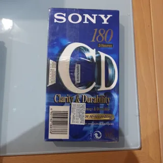 Cinta VHS Sony 180 3 Horas Virgen