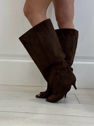 Stivali donna marrone tg 40 nuovo